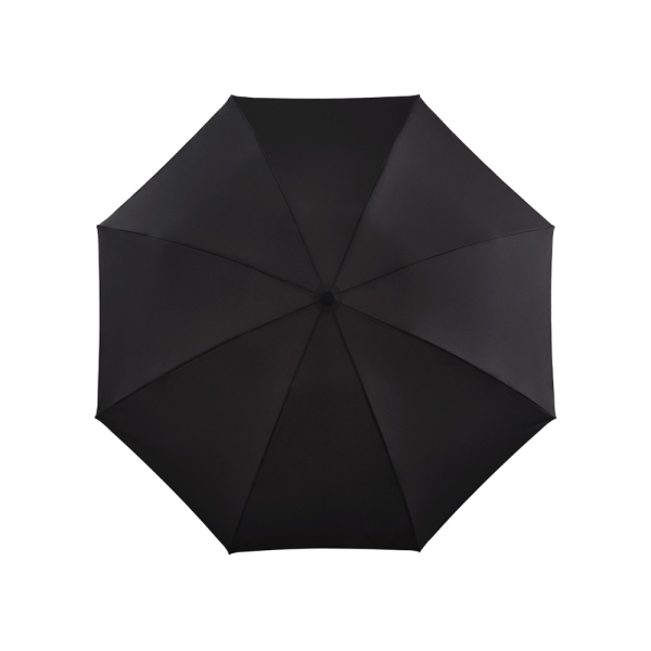 Зонт NINETYGO, обратного складывания, со светодиодной подсветкой, черный